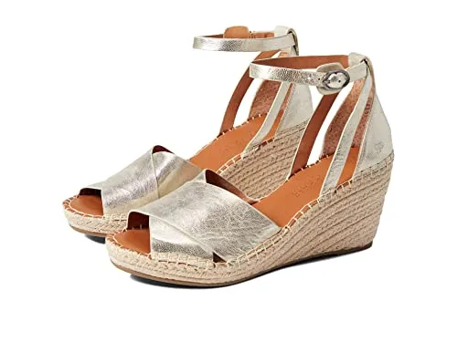 Gentle Souls by Kenneth Cole Women's Charli X Band Buckle Heeled Sandal, Ice, 9