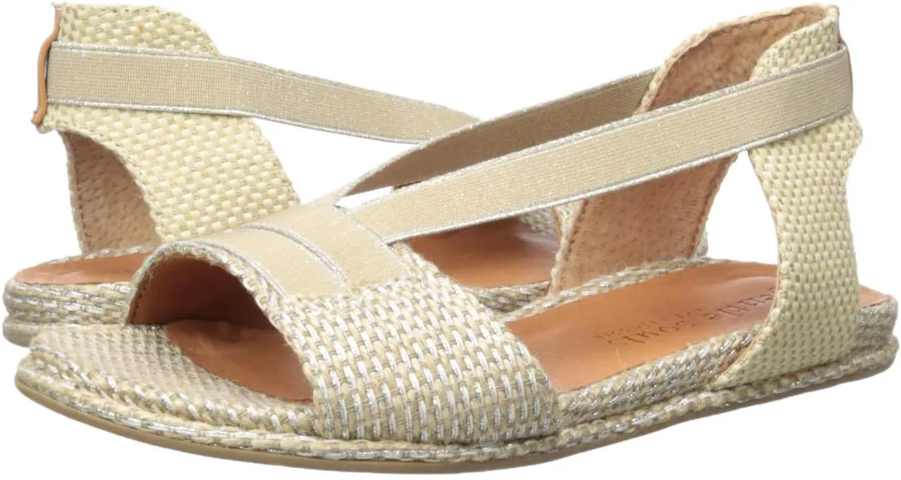 Gentle Souls by Kenneth Cole Women's Lark Elastic Flat Sandal