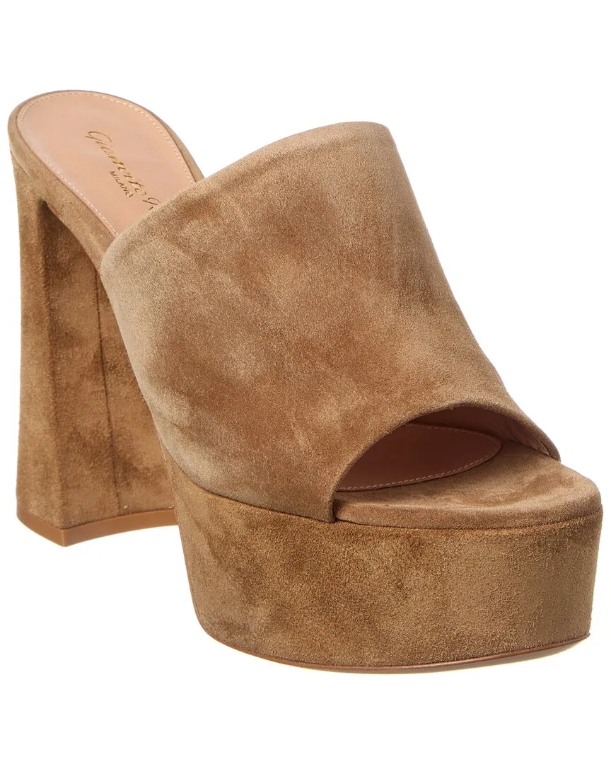 Gianvito Rossi Holly Suede Mule
