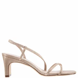 GIZEL-TAUPE-REFLECTIVE SUEDETTE