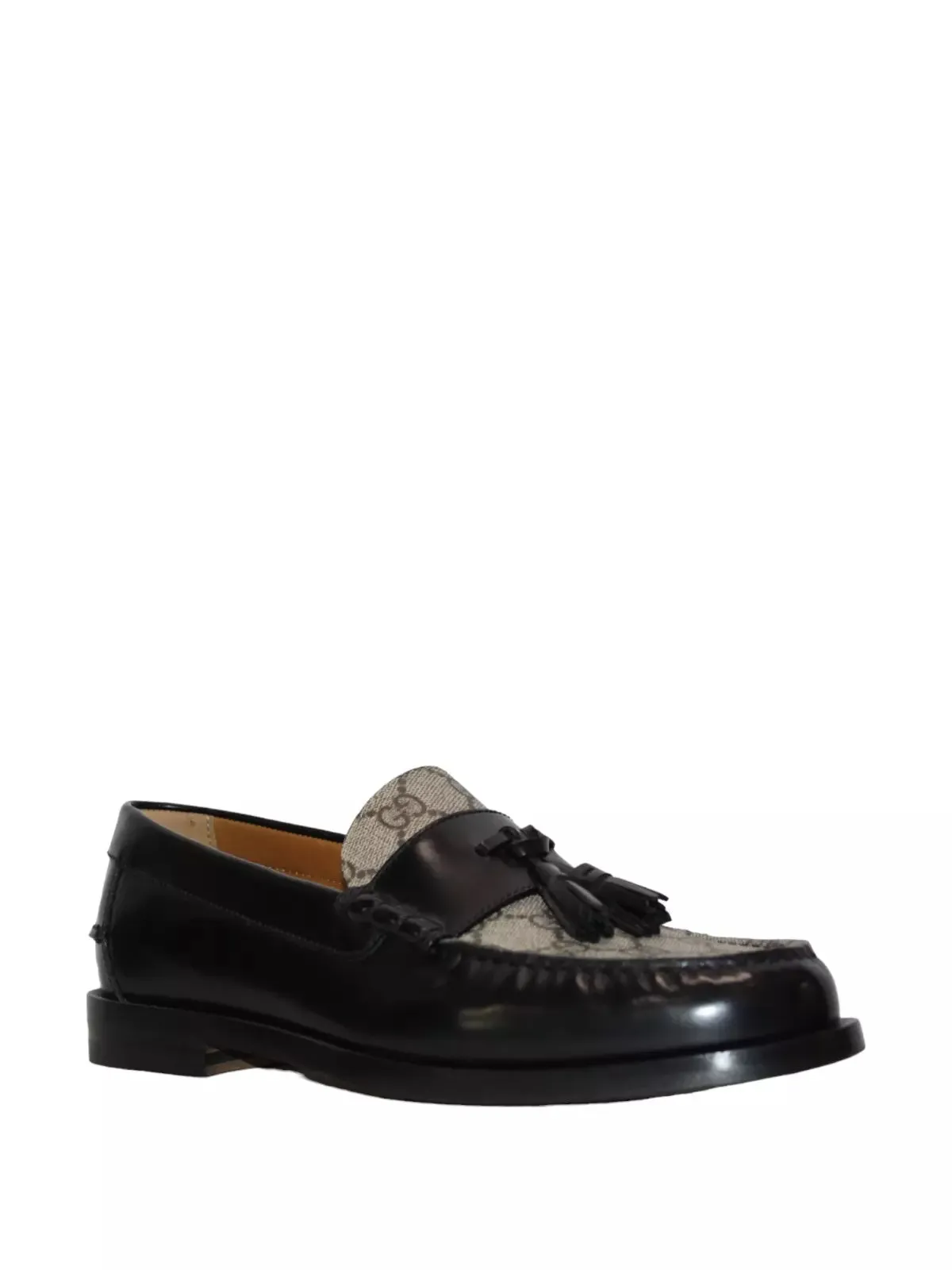 GUCCI GG SUPREME TASSLE LOAFERS