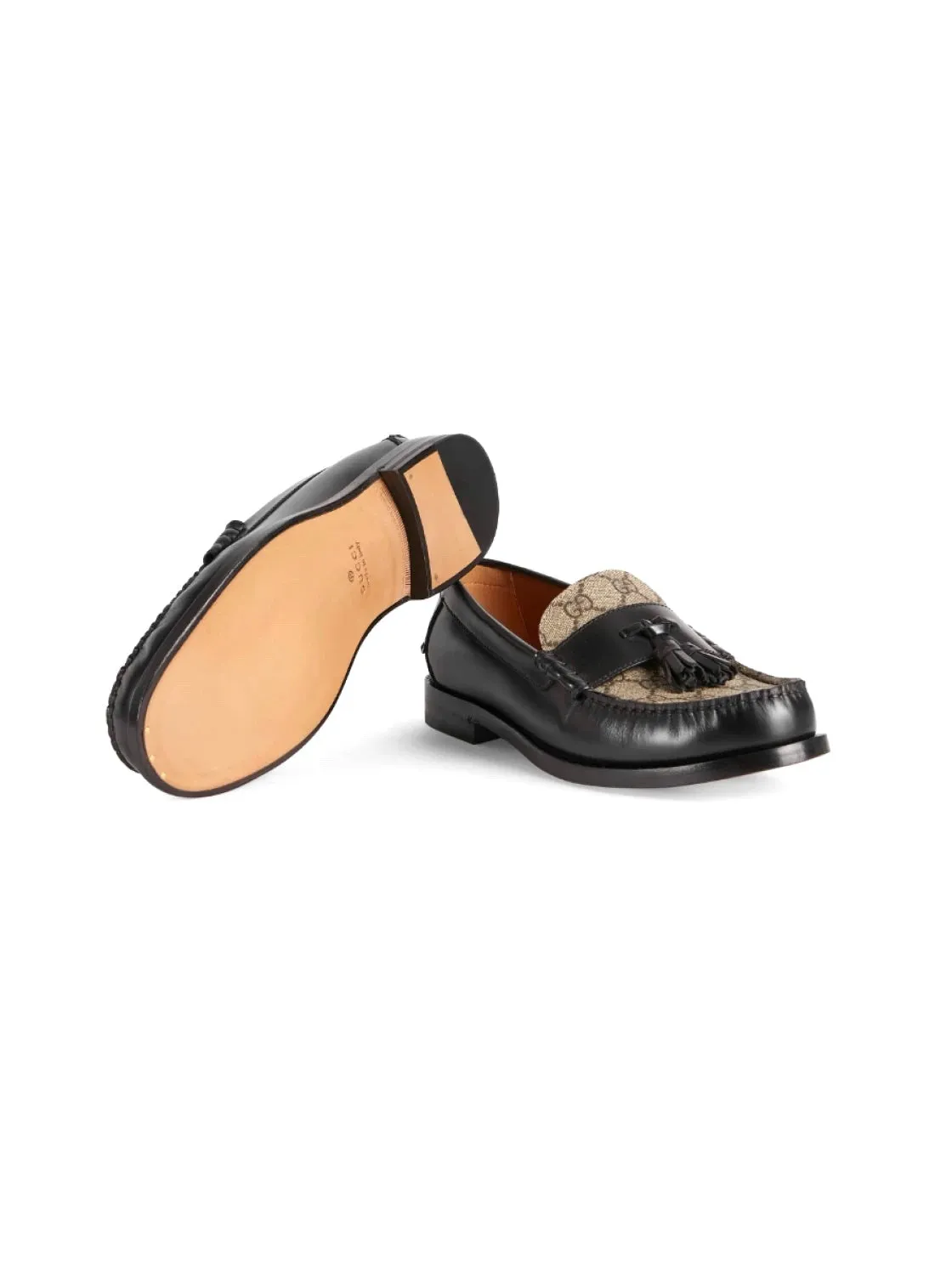 GUCCI GG SUPREME TASSLE LOAFERS