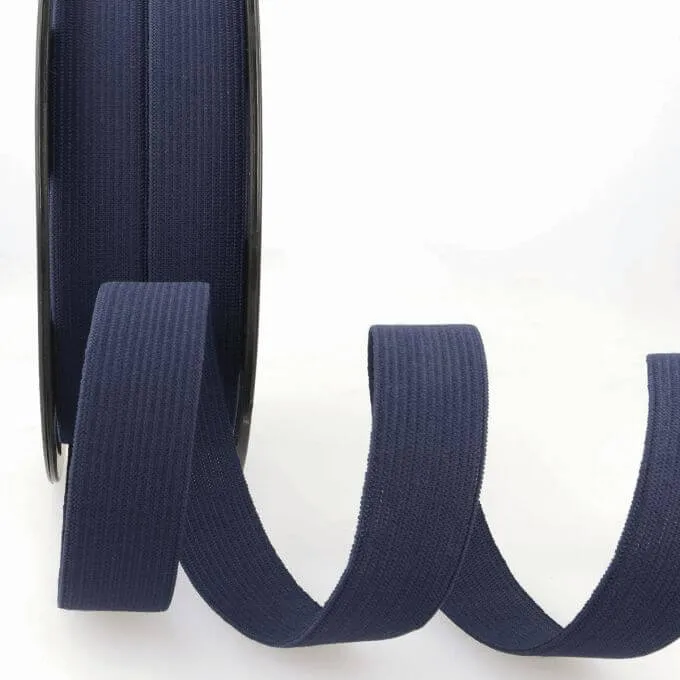 Haberdashery Elastic Coloured Elastic Navy 10mm Elastic