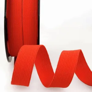 Haberdashery Elastic Coloured Elastic Red 15mm Elastic