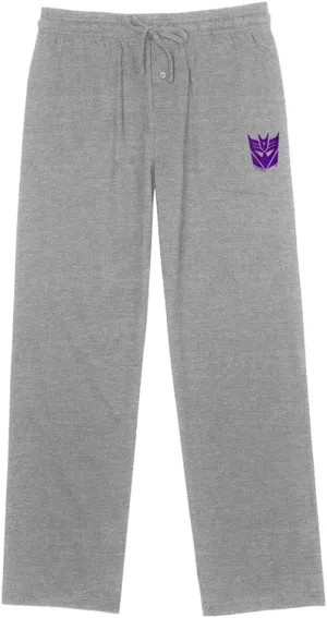 Hasbro mens Transformers Decepticon Flat Young Men's Lounge Pants