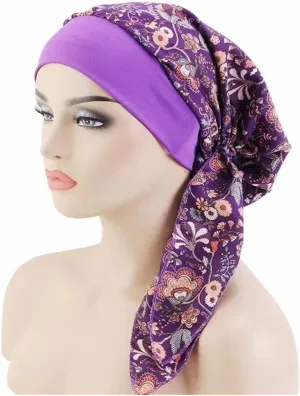 Headwear for Women Sleep Beanie Head Scarf for Bald Wraps Cancer Hats Turbans
