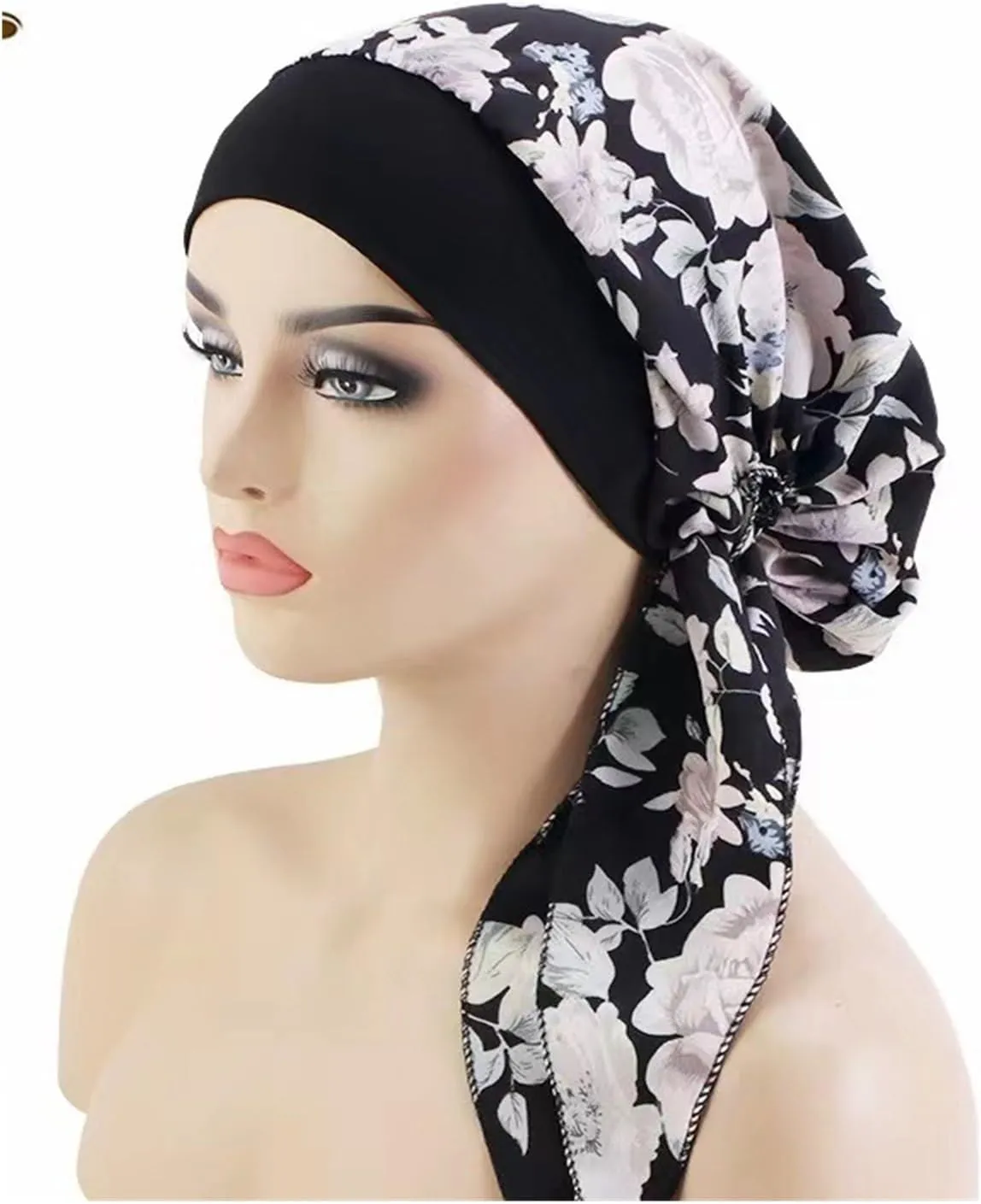 Headwear for Women Sleep Beanie Head Scarf for Bald Wraps Cancer Hats Turbans