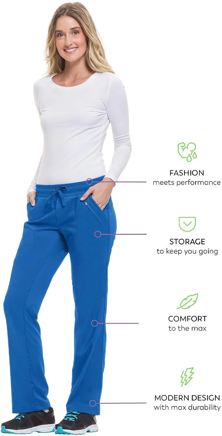 Healing Hands Taylor Women's Pants Mid Rise with 2 Pockets & Back Elastic Waistband Plus Size 9095