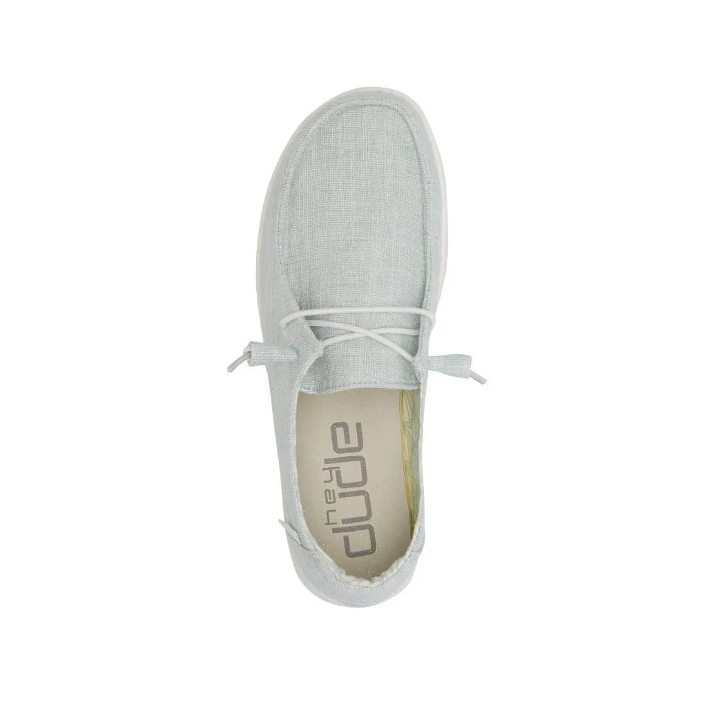 Hey Dude Sparkling Mint Wendy Canvas Ladies Shoes 121418326