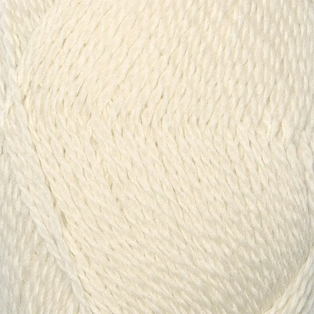 Highland Haven - 100% Highland Wool Yarn Set of 3 Skeins (150 Grams) Fingering Weight - Sourced Directly from Peru - Heavenly Soft and Perfect for Knitting and Crocheting (Fingering, Ivory)