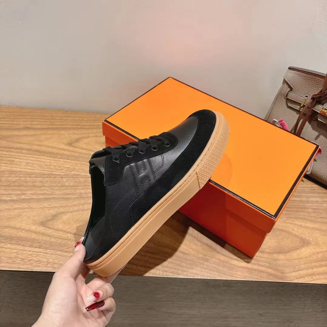 HM 25 Sneaker Mule Suede and Leather 244604