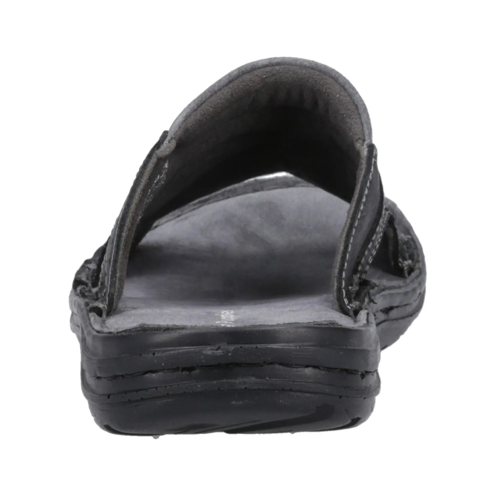Hush Puppies Archer Leather Men's Black Sandals