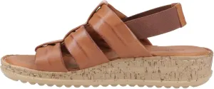 Hush Puppies Women's Eden Wide Fit, Tan, 10