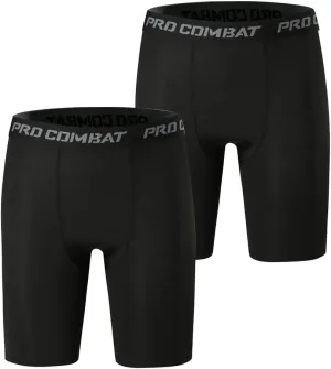 HYCOPROT Men’s Compression Shorts Spandex Sports Underwear Athletic Performance Baselayer Workout Running Active Tights
