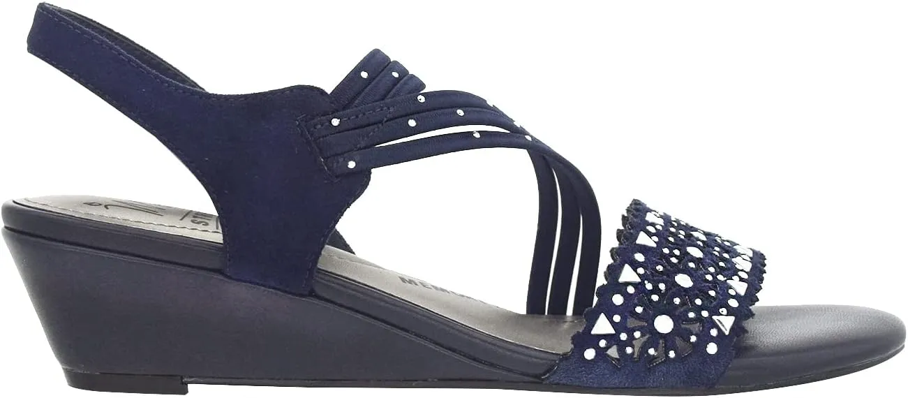 Impo Gatrina Stretch Wedge Sandal with Memory Foam