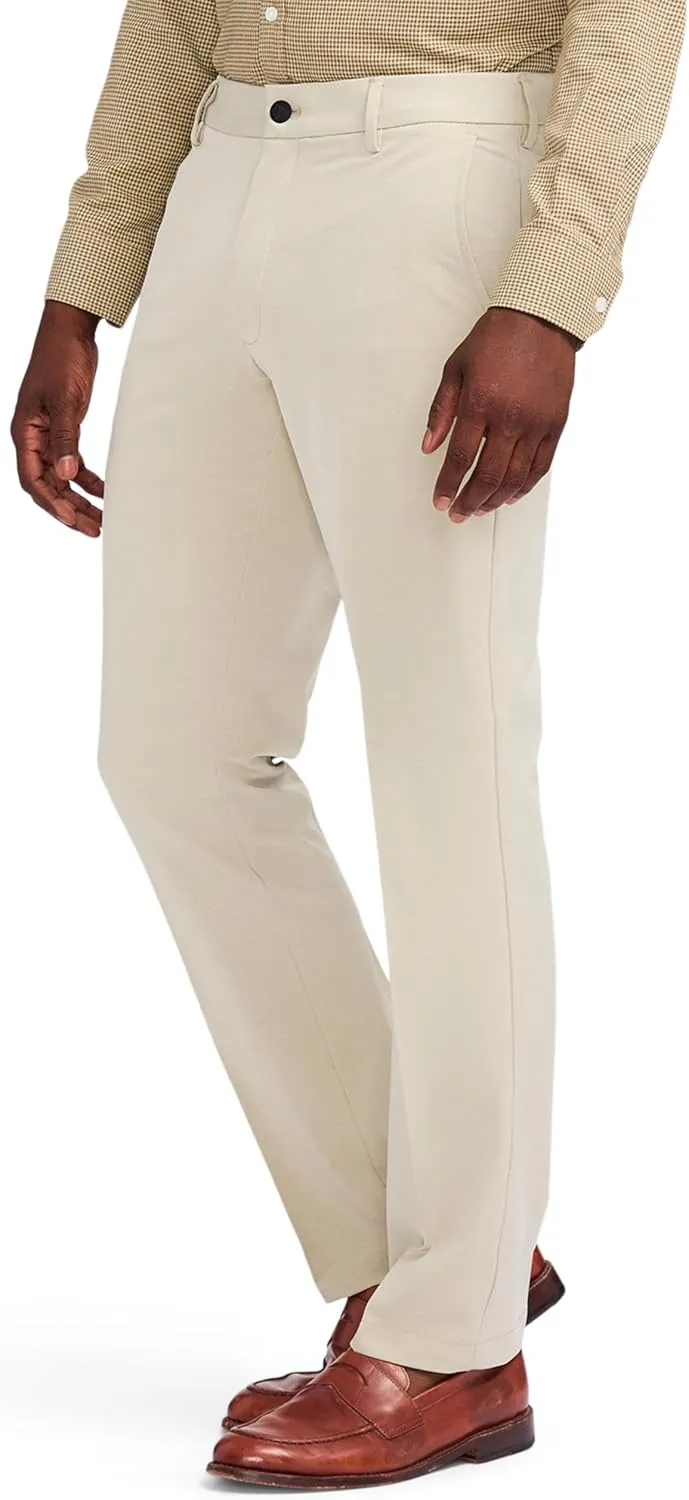 IZOD Men's Non-Iron Stretch Straight Fit Flat Front Traveler Chino Pant