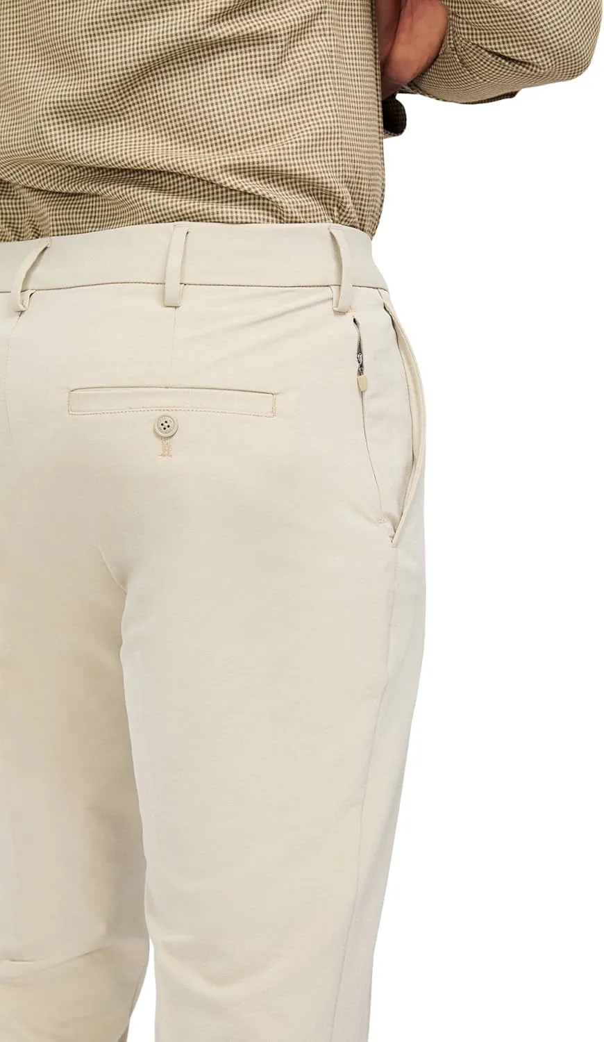IZOD Men's Non-Iron Stretch Straight Fit Flat Front Traveler Chino Pant