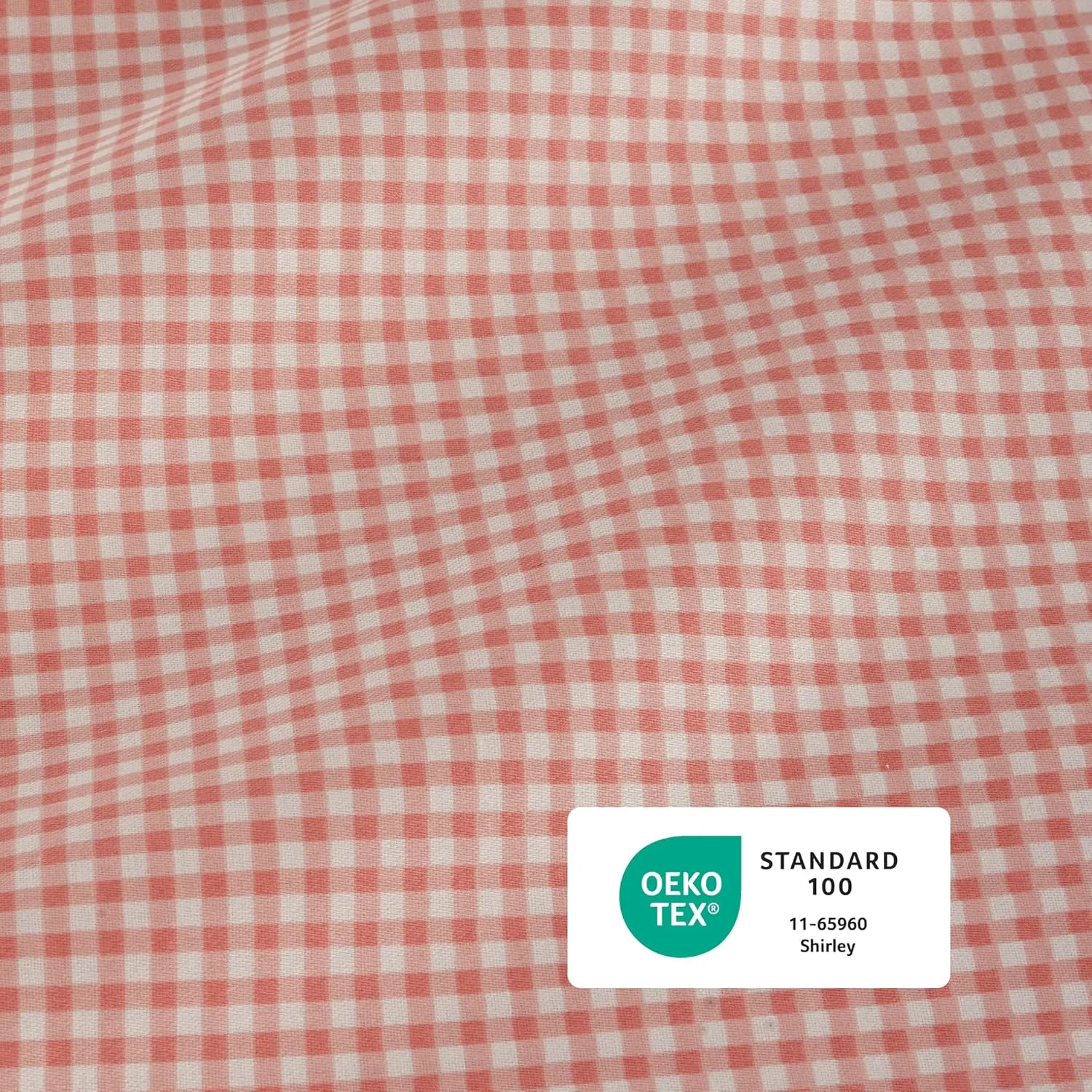 IZOD Sateen Silky 4Pc Full Size Bed Sheet Set, Deep Pockets – fits Upto 17",Smooth & Buttery Feel,Long-Staple Soft Combed 100% Cotton Bed Sheet,Hotel Luxury Bedding Sheets & Pillowcases - Red Gingham