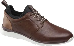 Johnston & Murphy Waterproof XC4® Casual Dress Plain Toe Sneaker Mahogany Waterproof Full Grain 8.5 M (D)