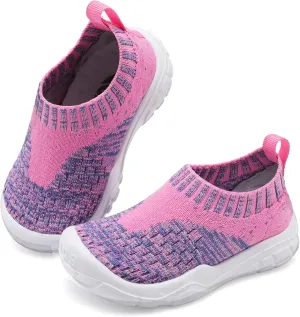 JOINFREE Toddler Boys Girls Sneaker Slip On Shoes Kids Lightweight Breathable Walking Shoes
