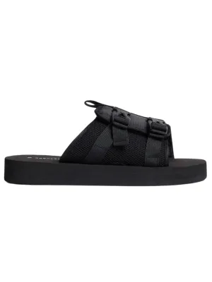 Jonathan D Slide Buckle Sandal Black