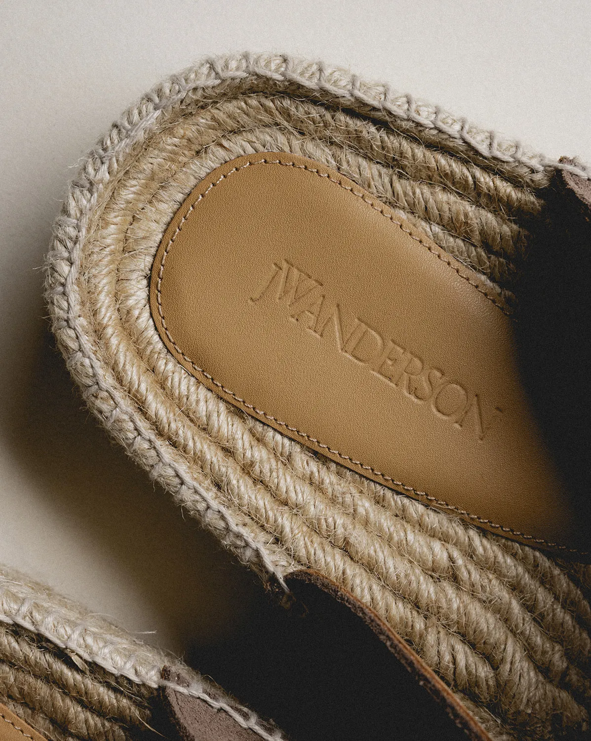 JW Anderson Suede Espadrille Loafer Mule