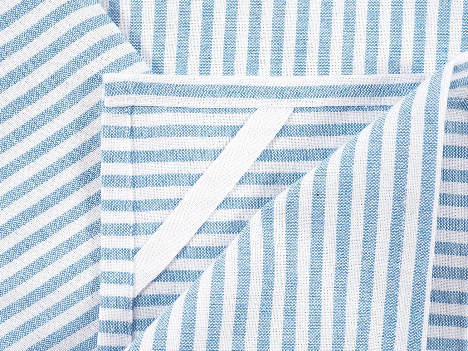KAF Home Soho Kitchen Dish Towel Set of 10 | 18 x 28 Inch Tea Towels | Soft and Absorbent Mixed Set of Flat Towels (French Blue)