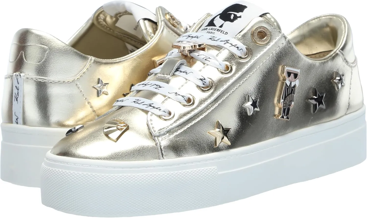 Karl Lagerfeld Paris Women's Cate Shoes – Sneakers Iconic Klp Pins