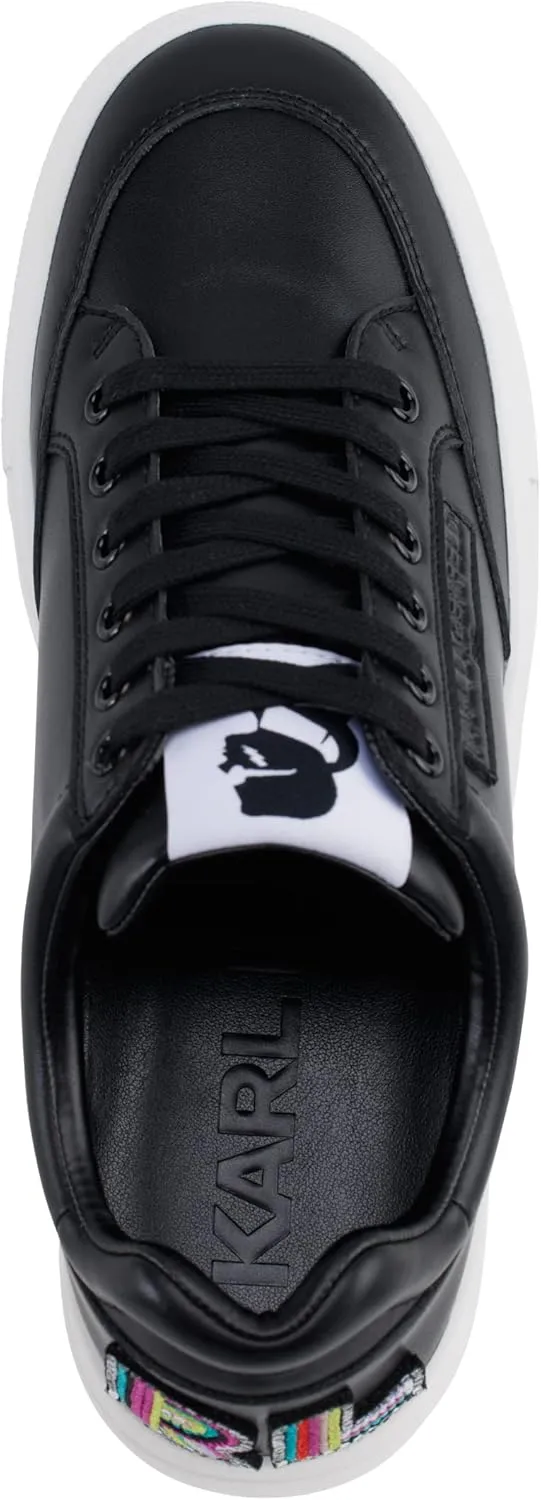 KARL LAGERFELD Women's Calcio Patch Lace Up Sneaker