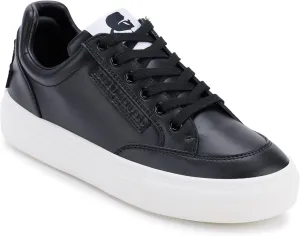 KARL LAGERFELD Women's Calcio Patch Lace Up Sneaker