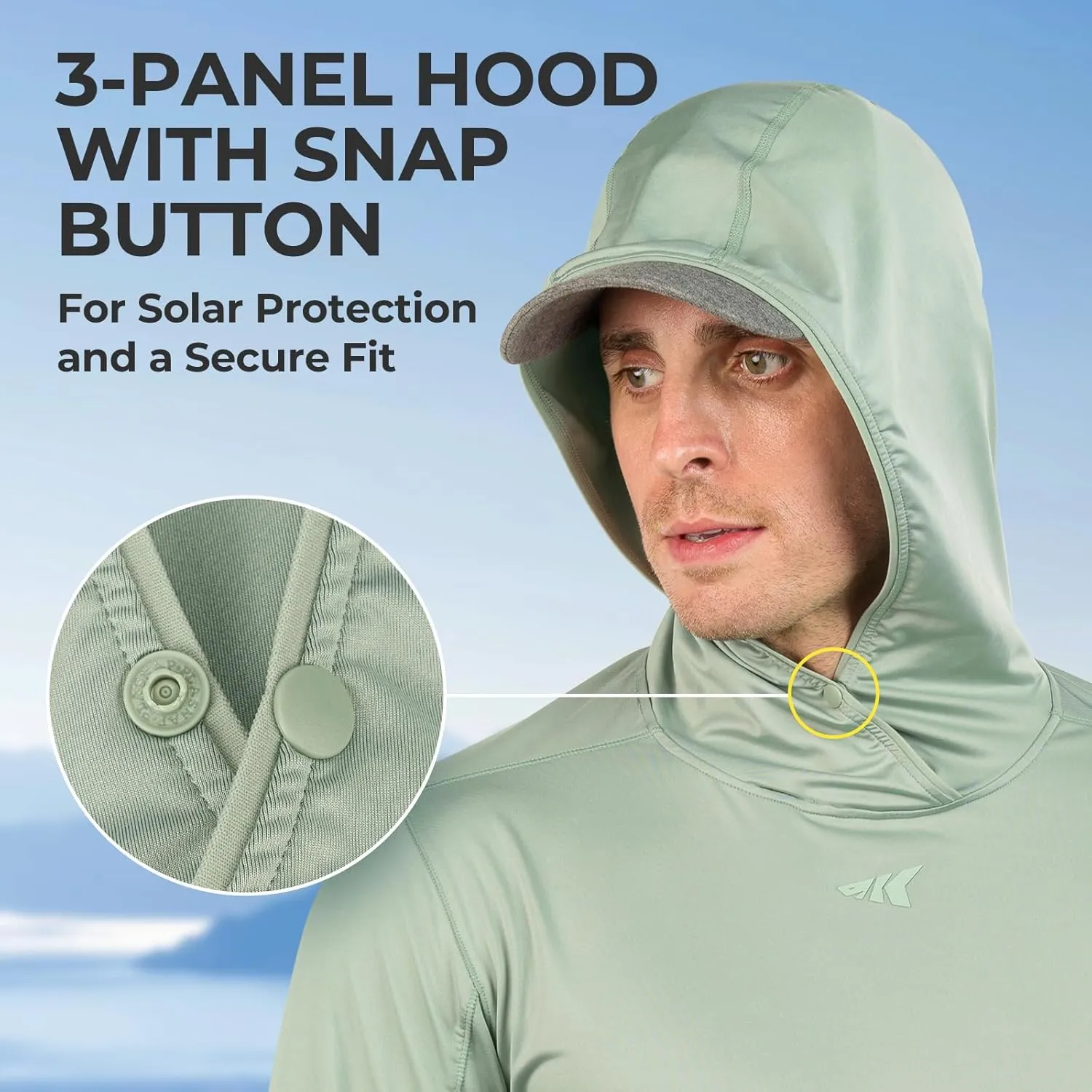 KastKing Mystic Mountain Hoodie UPF 50 Fishing Hiking Shirt for Men and Women, Moisture-Wicking, Quick-Dry Cooling Shirt