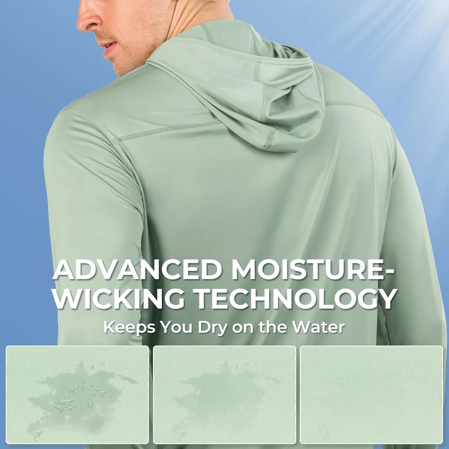 KastKing Mystic Mountain Hoodie UPF 50 Fishing Hiking Shirt for Men and Women, Moisture-Wicking, Quick-Dry Cooling Shirt