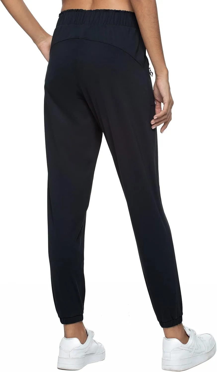 Kcutteyg Womens Joggers with Pockets, Lightweight Quick Dry Athletic Workout Soft Pants for Gym, Yoga, Running