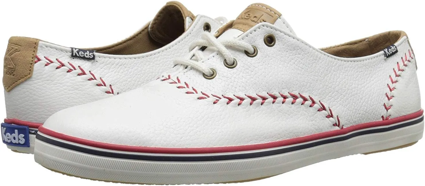 Keds Women's Champion Leather Lace Up Sneaker