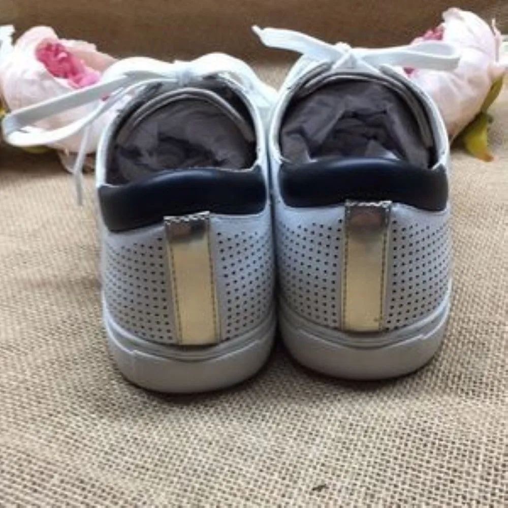 Kenneth Cole Kam Lace-Up Sneakers White 9.5