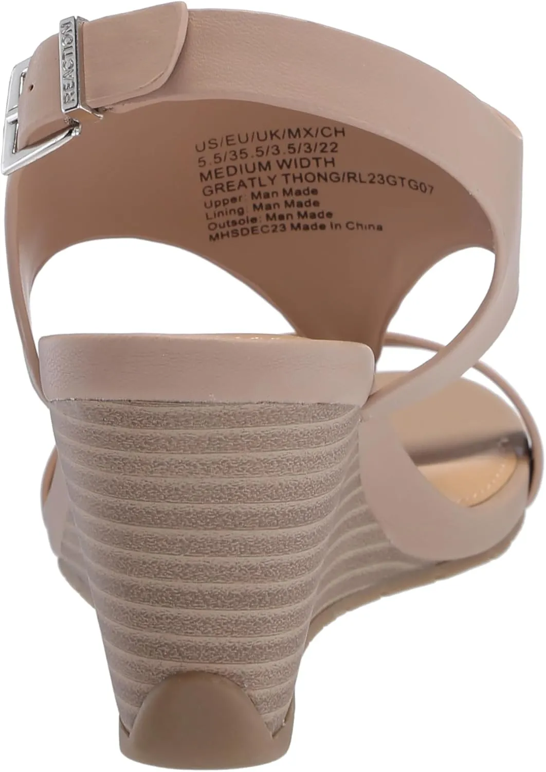 Kenneth Cole REACTION Women's Greatly Thong Wedge Sandal