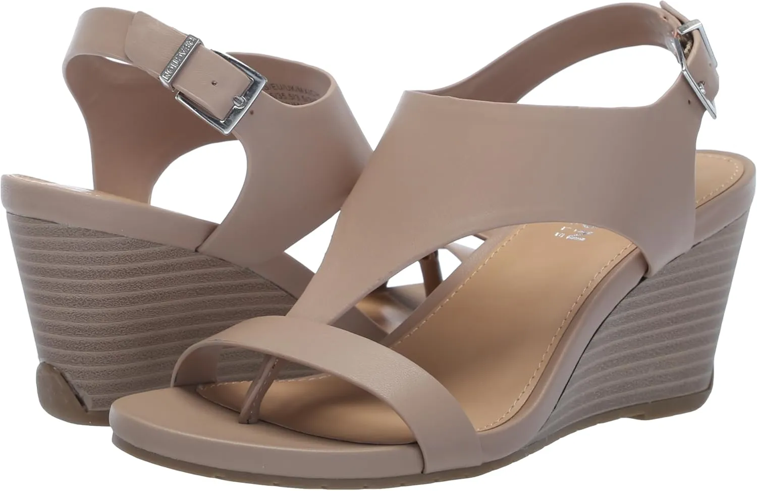 Kenneth Cole REACTION Women's Greatly Thong Wedge Sandal