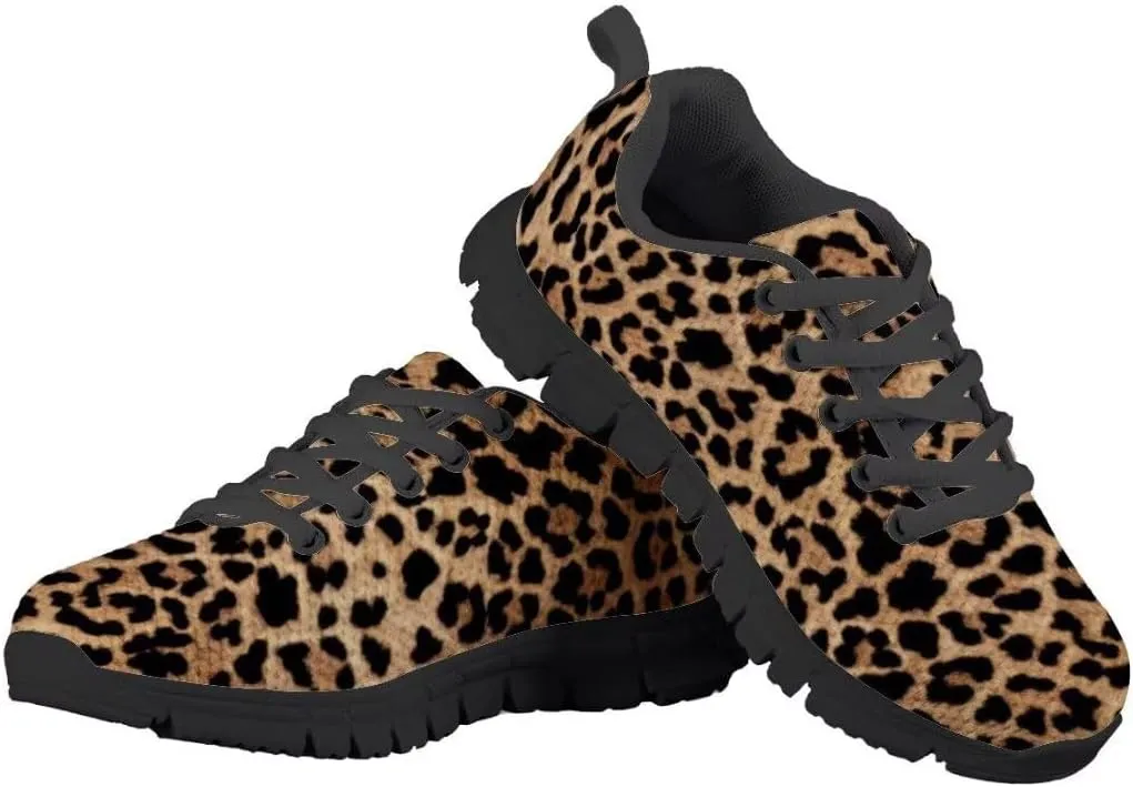 Kid Girls Lightweight Breathable Sneakers Athletic Running Walking Shoes Black Sole