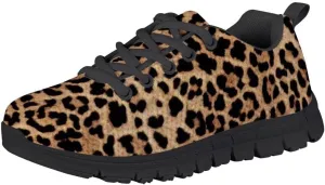 Kid Girls Lightweight Breathable Sneakers Athletic Running Walking Shoes Black Sole