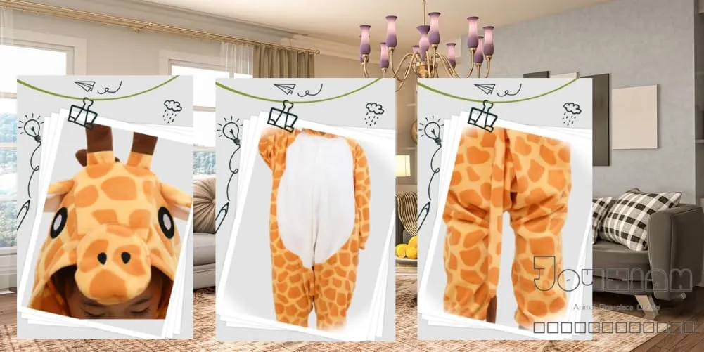 Kids Onesie Animal One Piece Pajamas Halloween Christmas Cosplay Costume