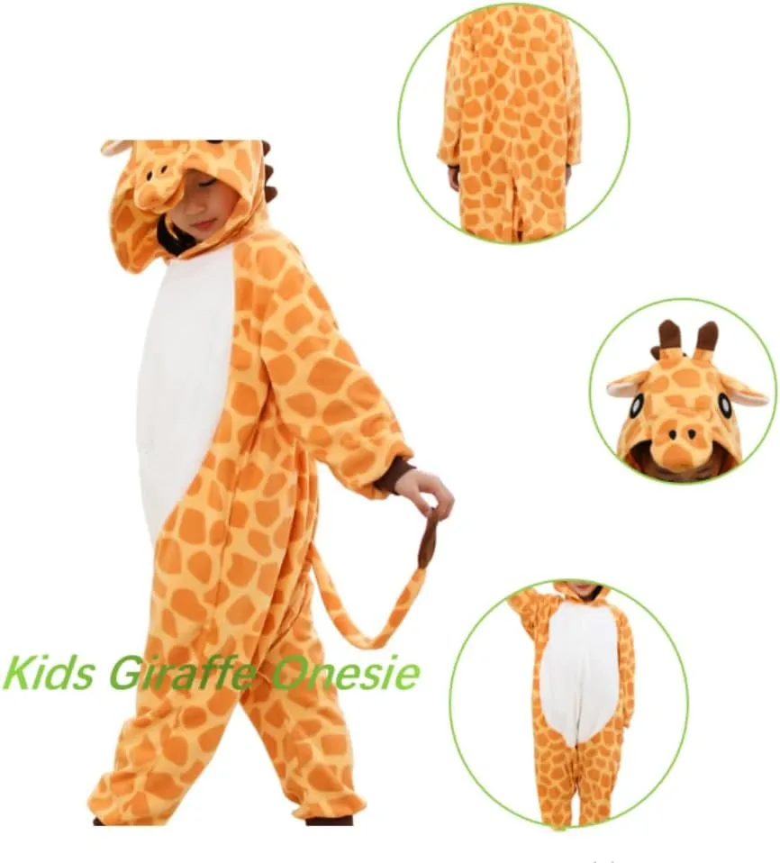 Kids Onesie Animal One Piece Pajamas Halloween Christmas Cosplay Costume