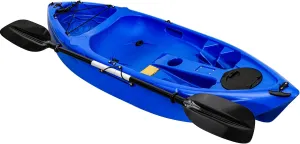 Kids Youth Kayaks, 7FT Sit on Top Fishing Kayak for Child with Paddle, Capacity of 88LBS, Hard Shell Recreational Ocean Kayak