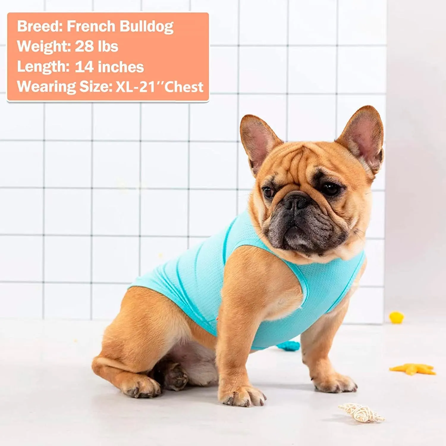 KYEESE 2 Pack Medium Dogs Shirts Hawaii Breathable Soft Tank Top Sleeveless Vest Dog Tee Shirts Dog Apparel UPF 50  Great for Summer Flamingo Pattern, X-Large