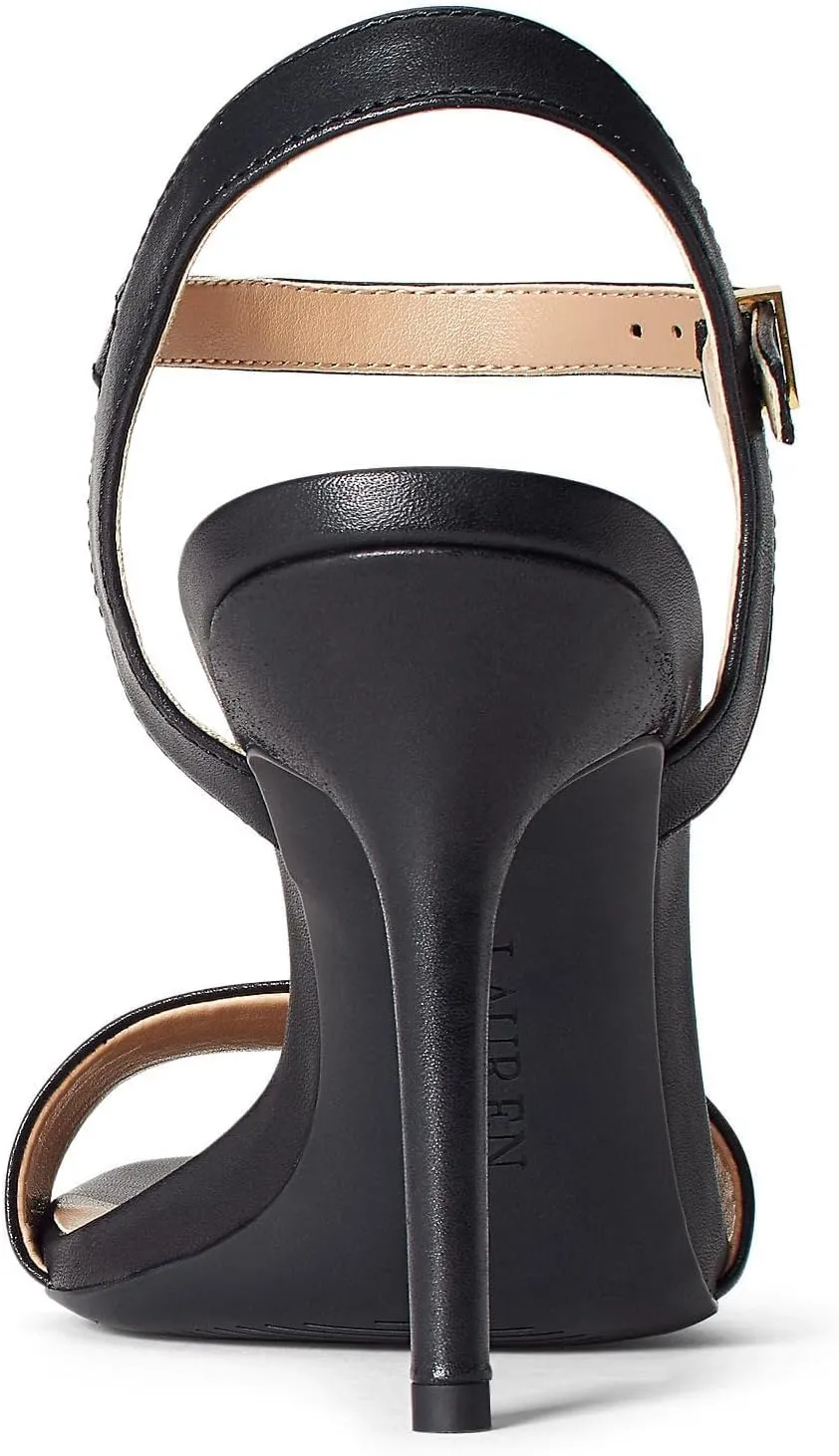 Lauren Ralph Lauren Women's Gwen Burnished Leather Sandal