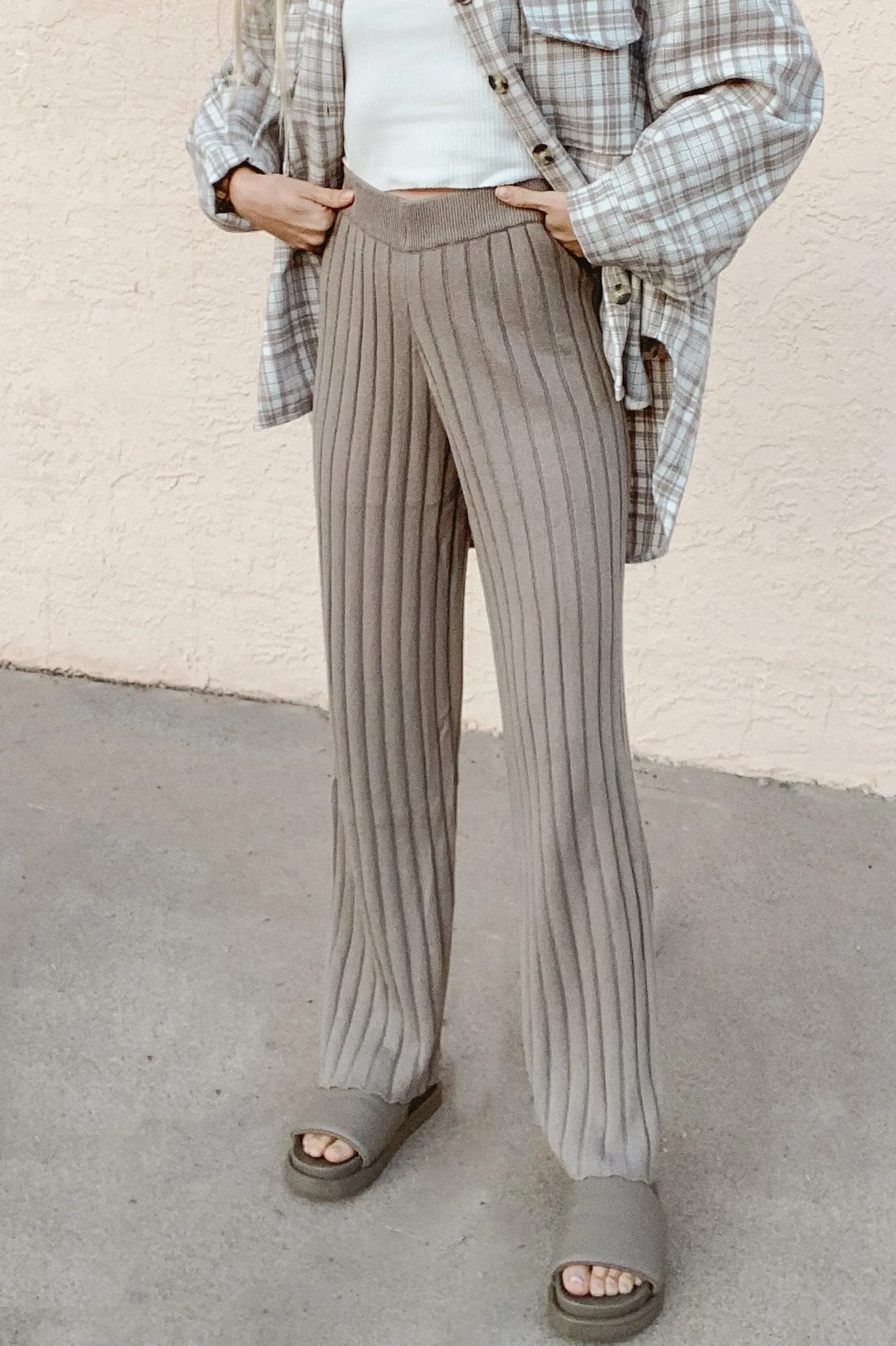Liesl Ribbed Knit Pant