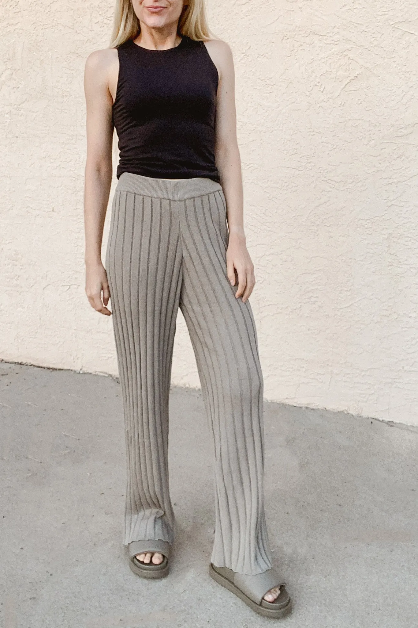 Liesl Ribbed Knit Pant