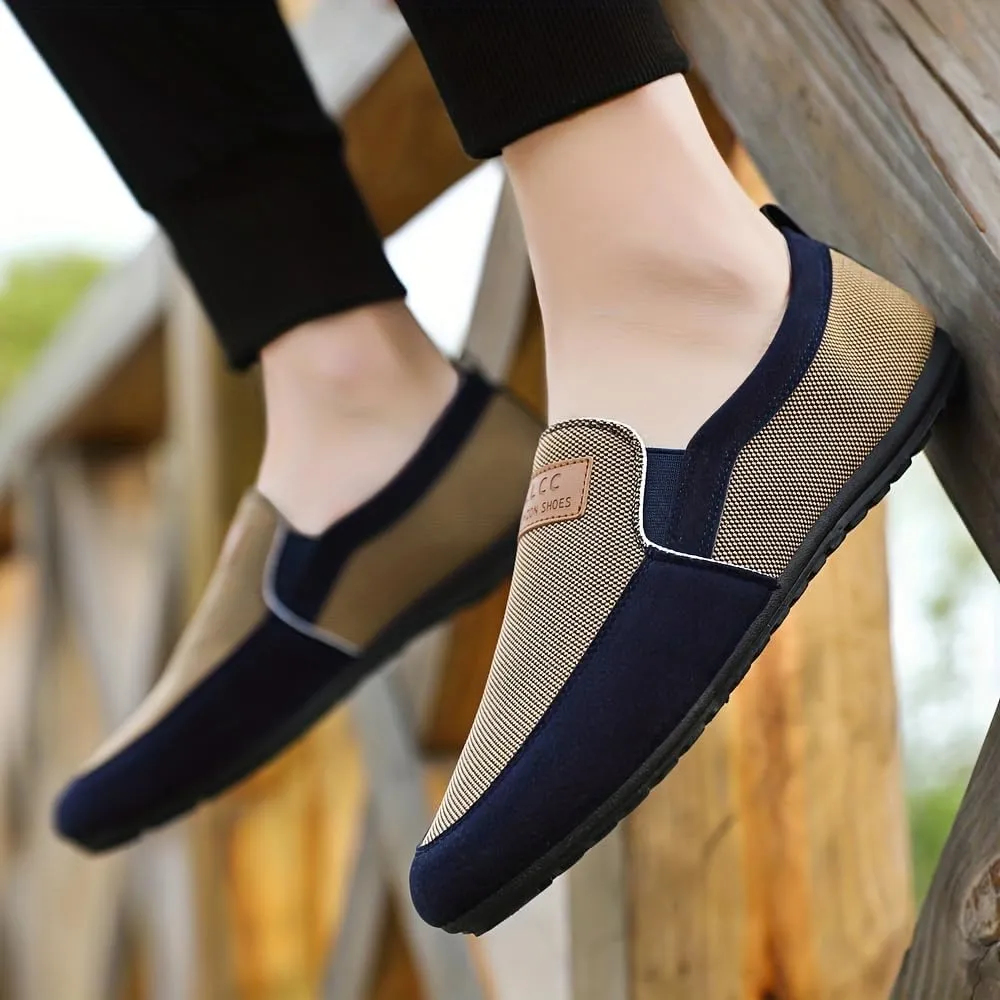 Lightweight Breathable Men's Loafer Shoes - Non-Slip Slip-Ons for Spring and Summer