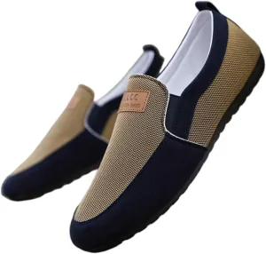Lightweight Breathable Men's Loafer Shoes - Non-Slip Slip-Ons for Spring and Summer
