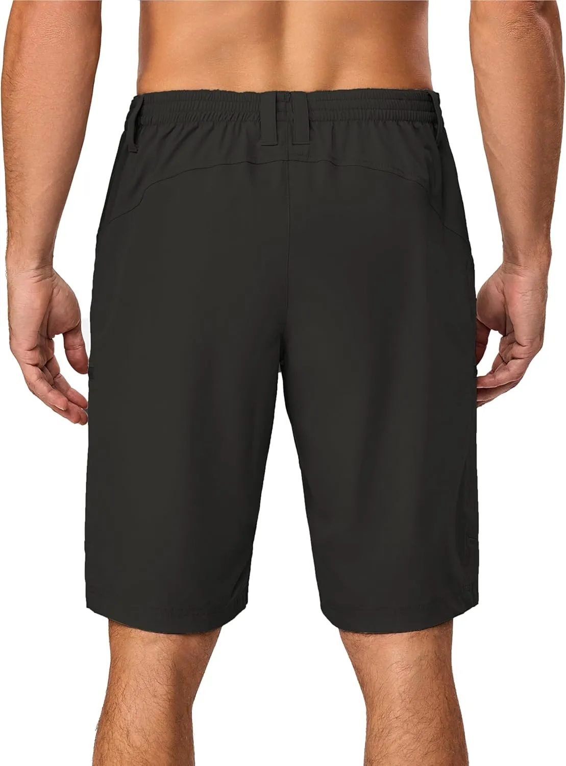 Little Donkey Andy Men's Cargo Shorts Quick Dry Hiking Shorts for Men Camping Travel Golf with 4 Zipper Pockets