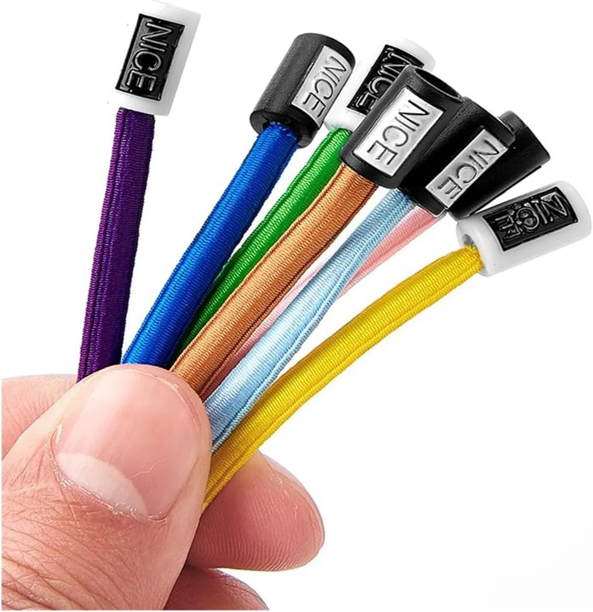 Lock Shoelaces Without Ties Elastic Laces Sneakers Kids Adult Quick Shoe Laces Rubber Bands Round No Tie Shoeace Shoes